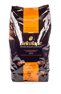 A small picture of Milk Chocolate Pistoles Belcolade Milk Choc Pistoles