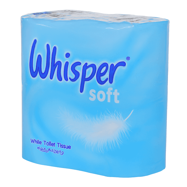 A small picture of Whisper Toilet Roll 2Ply Whisper Soft Toilet Rolls 2Ply
