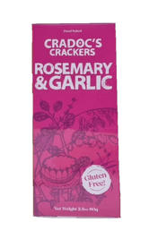 A small picture of Rosemary & Garlic Cracker Cradoc's Gluten Free Crackers