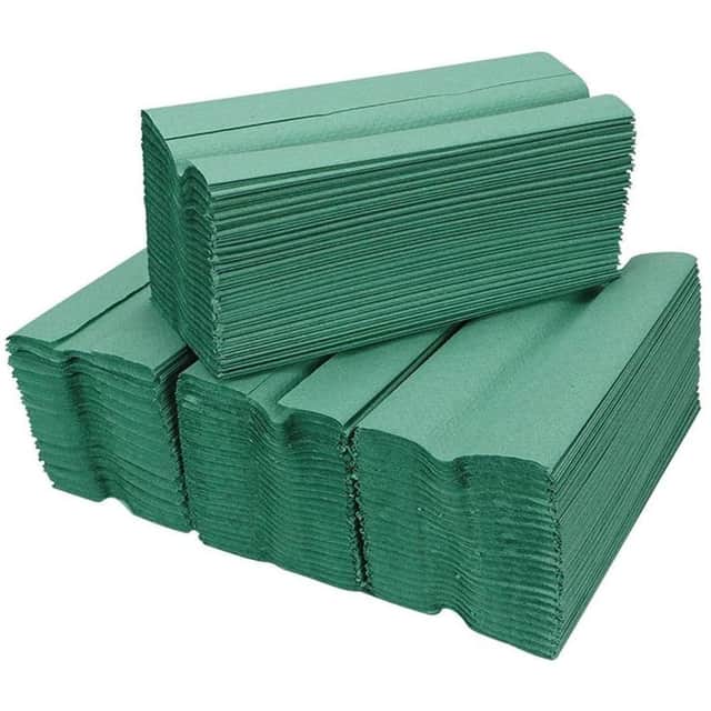 A small picture of Green C Fold 1 ply