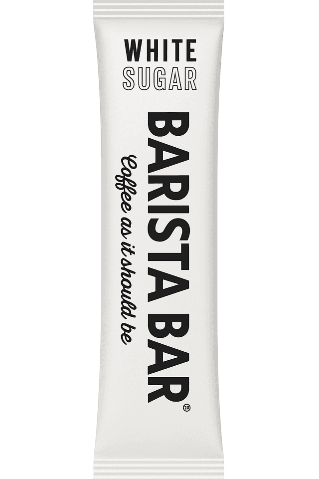A small picture of White Sugar Sticks Barista Bar White Sugar Sticks