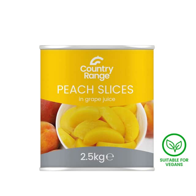 A small picture of Country Range Peach Slices in Juice