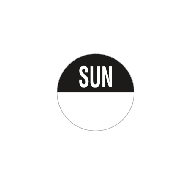 A small picture of Sunday Dot Label 