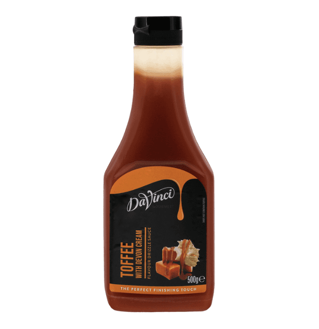 A small picture of DaVinci Toffee Sauce Toffee Sauce with Devon Cream