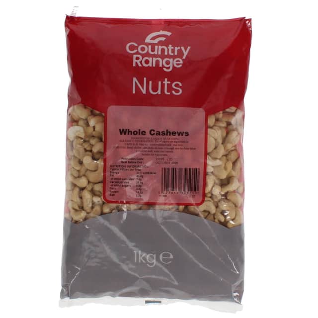 A small picture of Country Range Whole Cashews