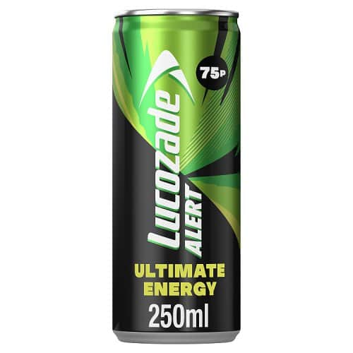 A small picture of Lucozade Alert Can Lucozade Energy Alert Can PM