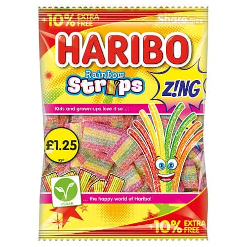 A small picture of Haribo Rainbow Strips Z!n PM 1.25