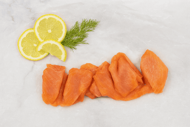 A small picture of Smoked Salmon Presliced D Cut Side Skinless