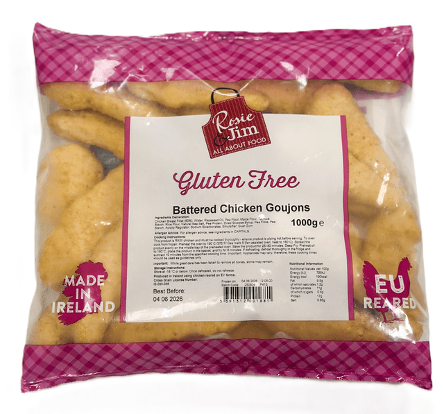 A small picture of GF Battered Chick Goujons 