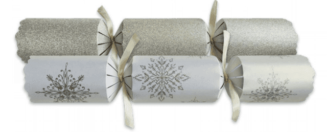A small picture of Silver Snowflake Crackers 12'' Silver Snowflaker Cracker