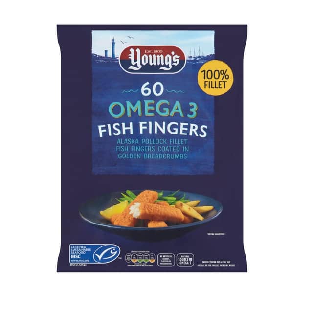 A small picture of Youngs MSC Breaded Atlantic Pollack Fish Fingers 25g