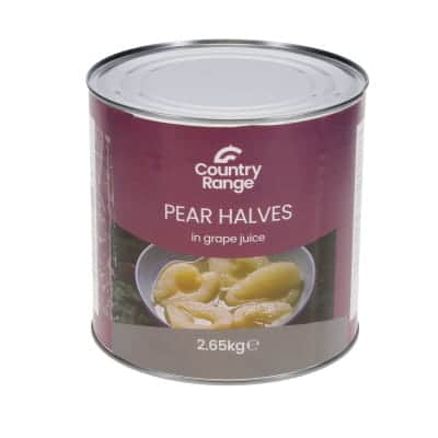 A small picture of CRG Pear Halves CRG Pear Halves in Grape Juice