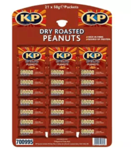 A small picture of KP Dry Roasted Peanuts (Pubcard)