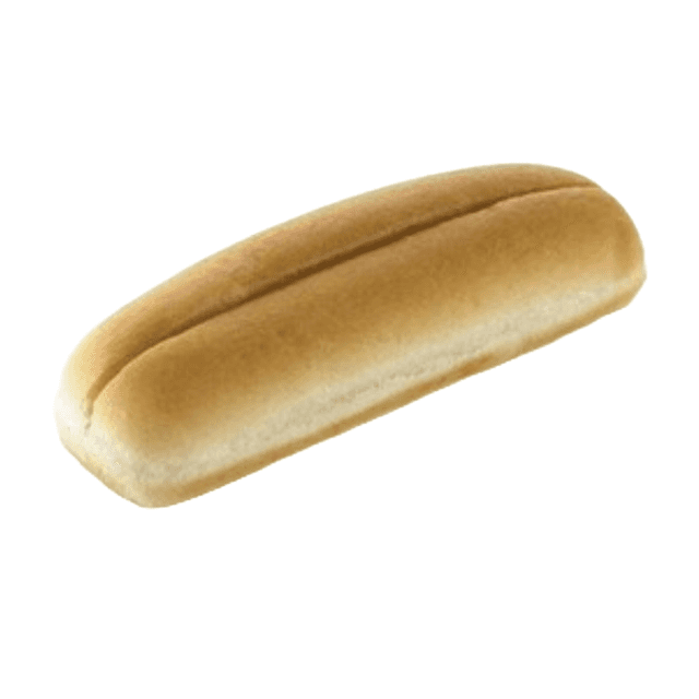 A small picture of Americana 6.5" Hot Dog Top Sliced Roll