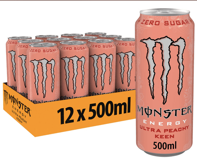 A small picture of Monster Ultra Peachy Keen 