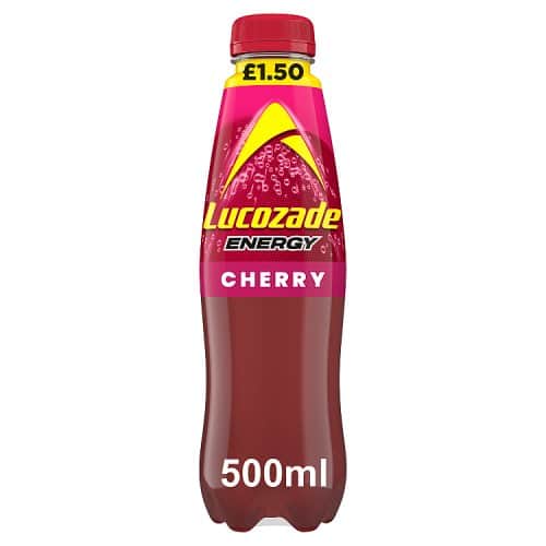 A small picture of Lucozade Energy Cherry PM Lucozade Energy Cherry PM £1.5