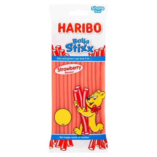 A small picture of Haribo Balla Stixx Strawb 