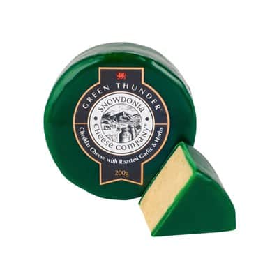 A small picture of Mini Green Thunder Mature Cheddar Garlic & Herb