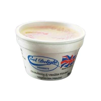 A small picture of Vegetarian Strawb Mousse Cooldelight Strawberry Vanilla
