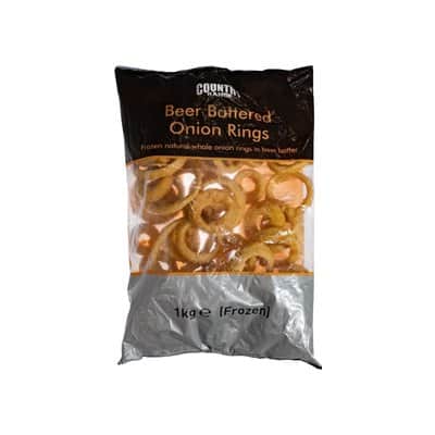 A small picture of Beer Battered Onion Rings Greens