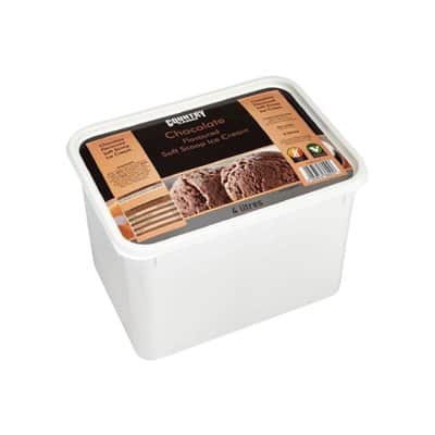 A small picture of CRG Chocolate Ice Cream CRG Chocolate Flav Soft Scoop