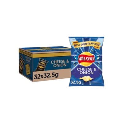A small picture of Walkers Cheese & Onion Crisps