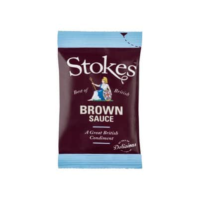 A small picture of Stokes Real Brown Sauce Sachets