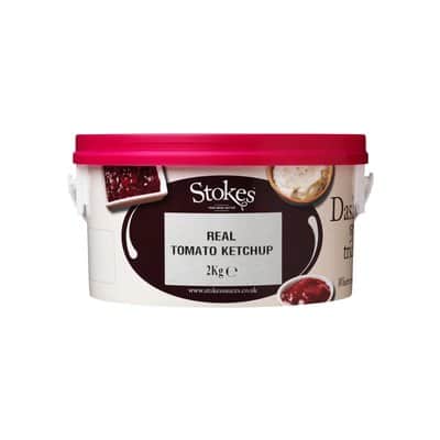 A small picture of Stokes Real Tomato Sauce Catering Ketchup