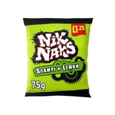 A small picture of Nik Naks Scampi&Lemon PM 