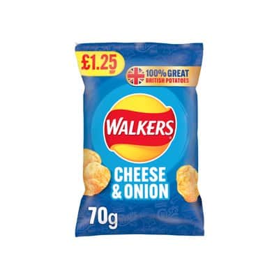 A small picture of Walkers Cheese & Onion PM 