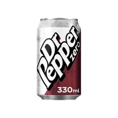 A small picture of Dr Pepper Zero Cans 