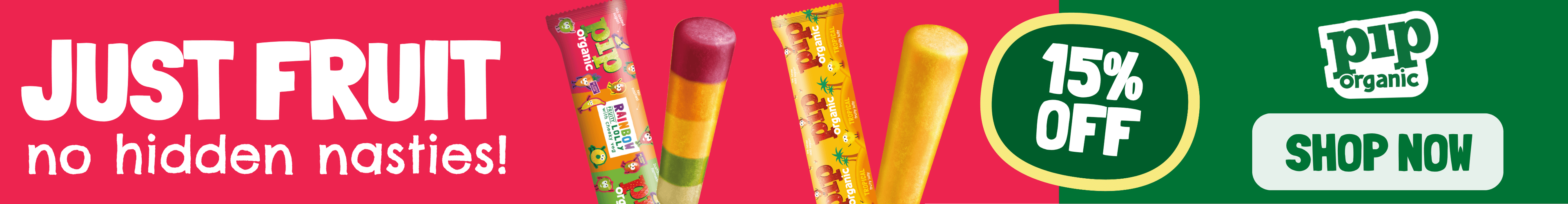 Pip Organic Promotion