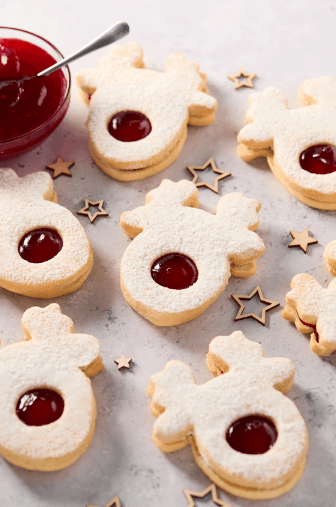 A picture of Rudolph Biscuits Rudolph Shortbread Biscuits