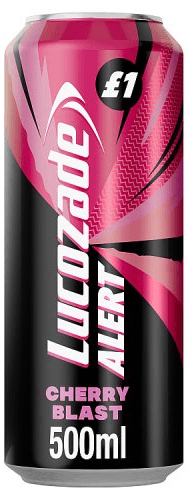 A picture of Lucozade Alert Cherry PM 