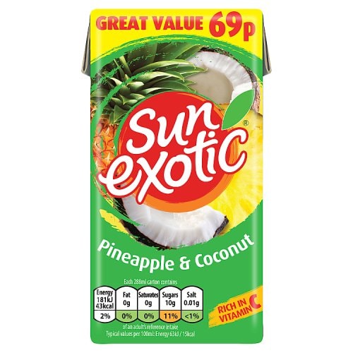 A picture of Sun Exotic Pineapple PM Sun Exotic Pineapple & Coconut