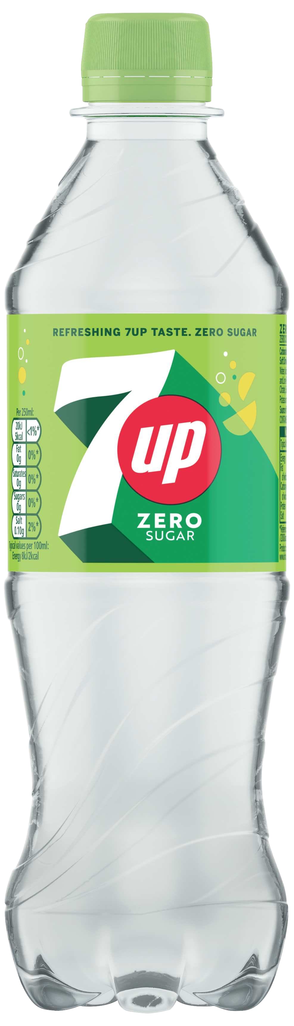 A picture of 7up Zero Bottle PET 