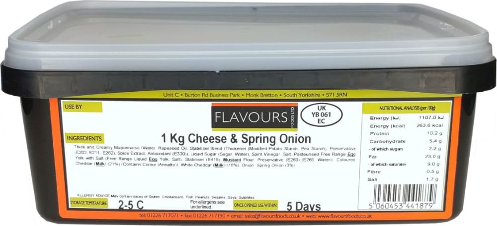 A picture of Cheese & Onion Filling 