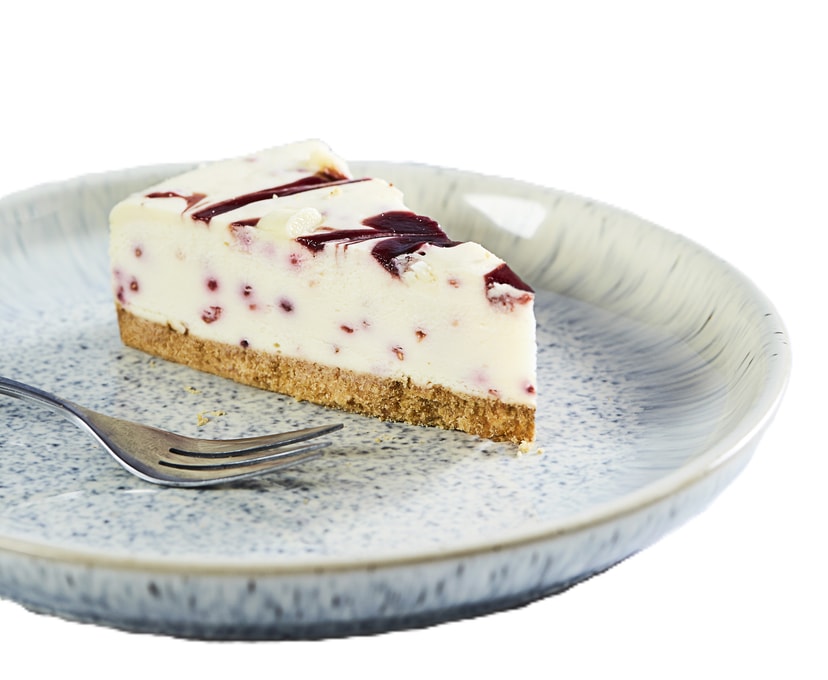 A picture of Country Range White Chocolate and Raspberry Cheesecake