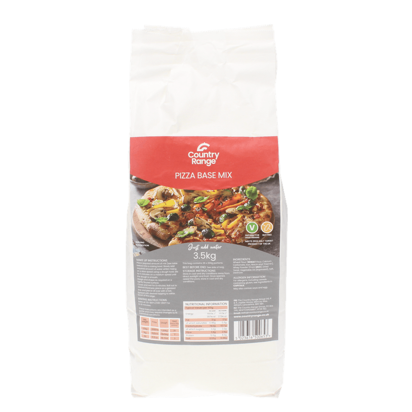 A picture of Country Range Pizza Base Mix