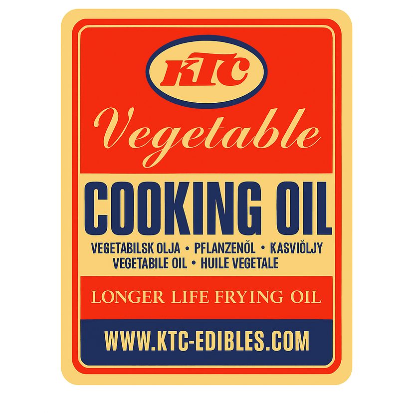 A picture of KTC Vegetable Oil BIB Vegetable Oil Bottle in Box