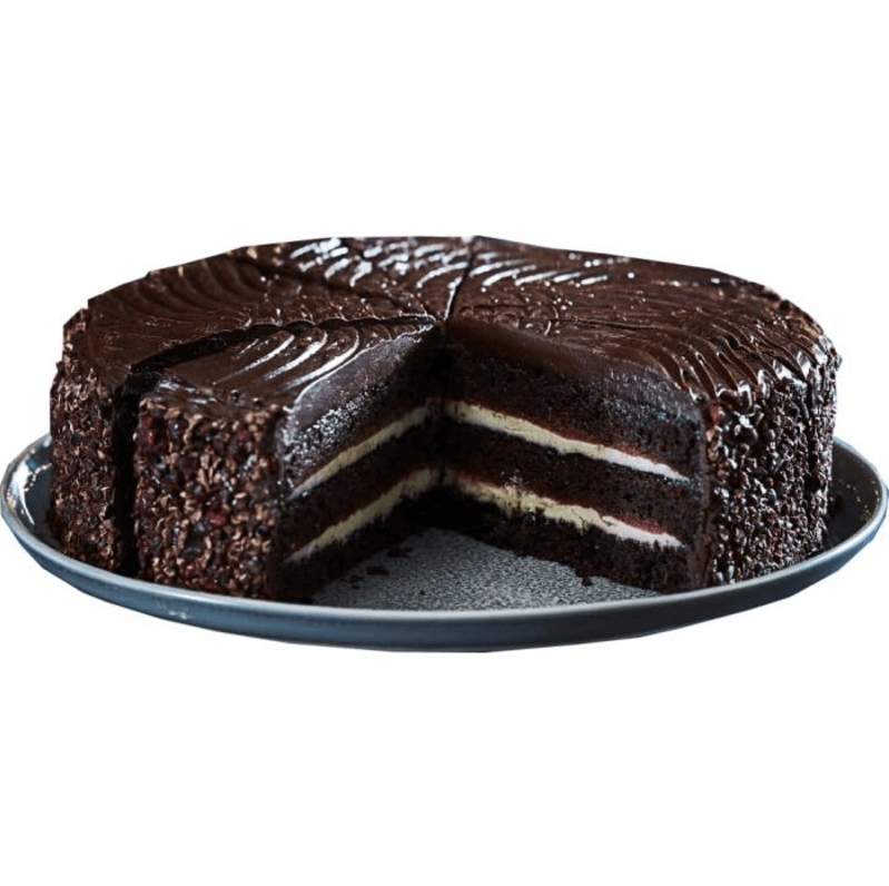 A picture of Country Range Vegan Blackforest Fudge Cake