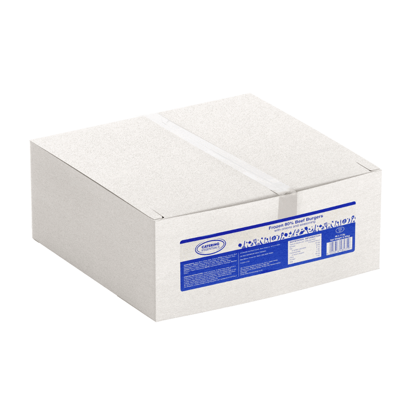 A picture of Catering Essentials 80% Beef Burgers x4oz (INTLVD)