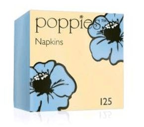 A picture of Poppies Blue Napkins 