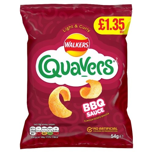 A picture of Quavers BBQ PM 