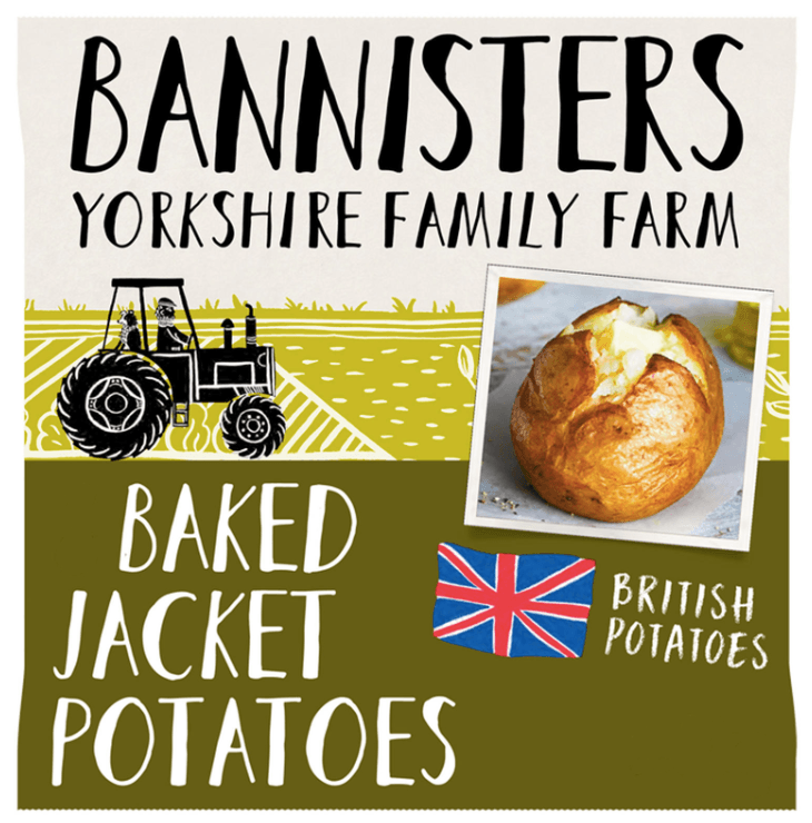 A picture of Bannister Jumbo Jacket Potato 340-400g