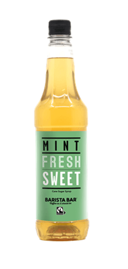 A picture of Barista Bar Mint Flavour Cane Sugar Syrup (4x750ml)