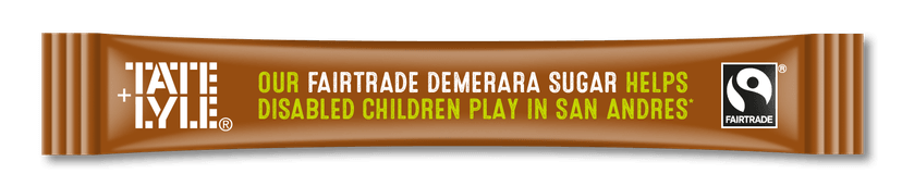 A picture of Demerara Sugar Sticks Tate & Lyle Fairtrade Sugar