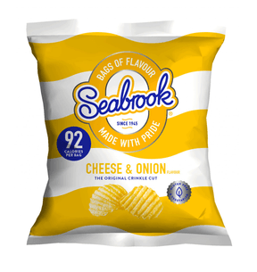 A picture of Seabrook Cheese & Onion Seabrook Cheese & Onion Crisps