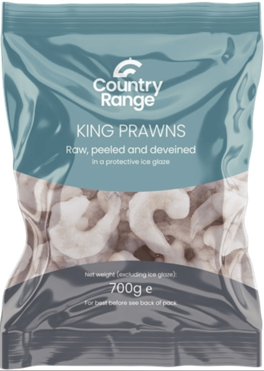 A picture of CRG King Prawns 16/20 Country Range King Prawns 30%