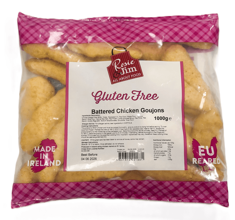 A picture of GF Battered Chick Goujons 